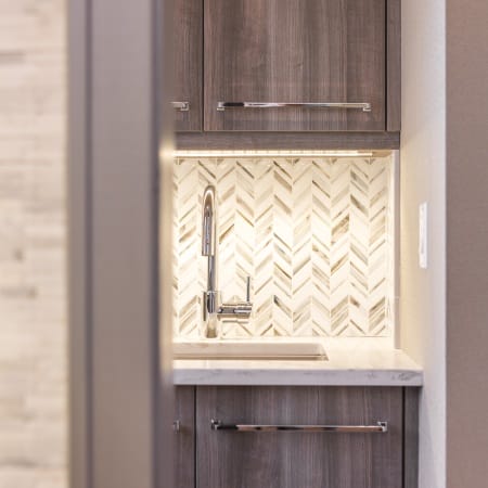 Herringbone Backsplash