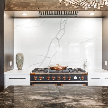 Stunning Quartz Backsplash