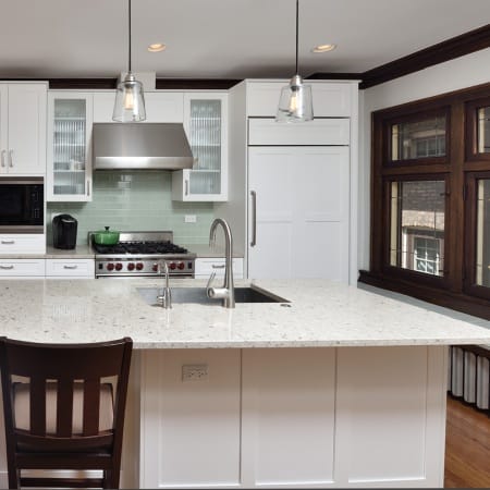 Banquette Window Seating Along Restored Windows