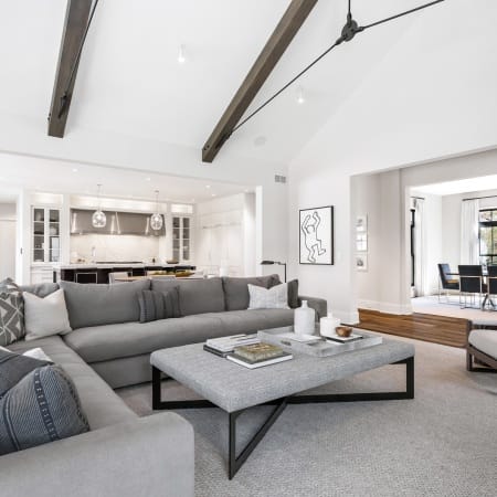 Open Concept Kitchen and Living Room