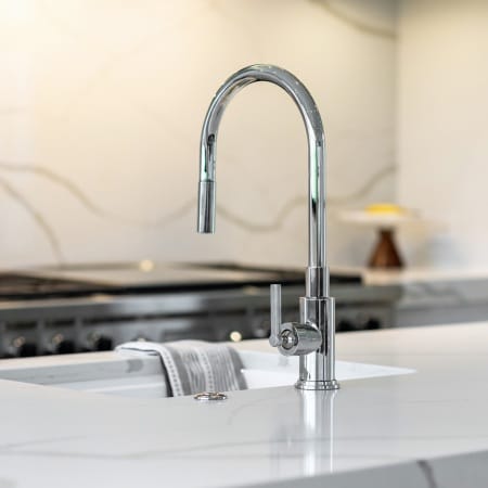 Prep Sink in Quartz Countertop