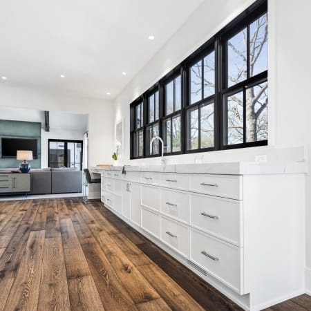 Buffet Service Area with Prep Sink for Entertaining