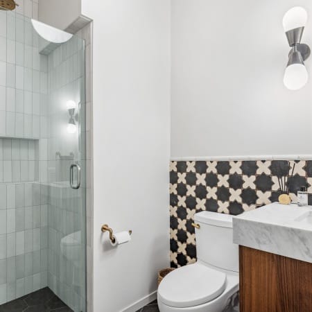 Hand-Painted Tile Backsplash