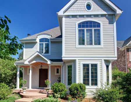 Front Portico Addition with Barrel Vault Ceiling