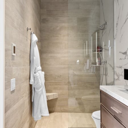 Built-In Ceiling Rain Shower