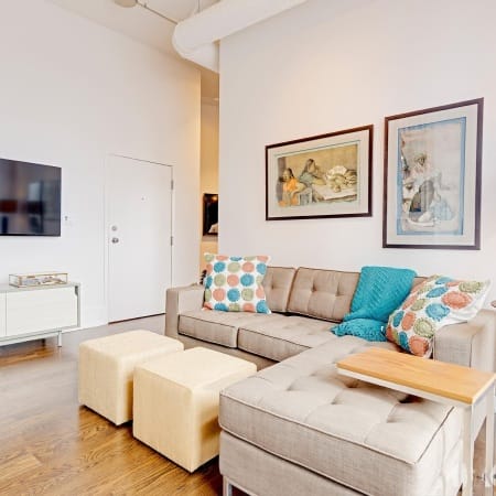 High Ceilings with Exposed Ducts