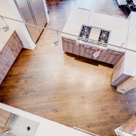 Four Burner Range on Island