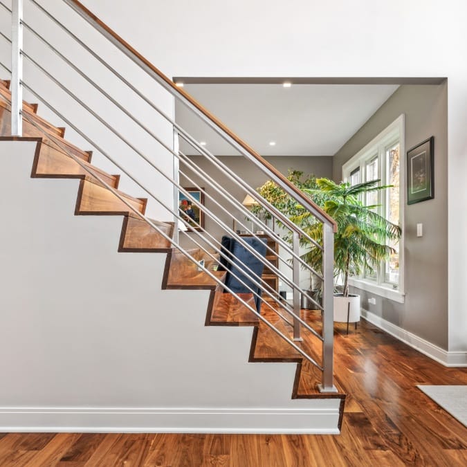 Side View of Staircase