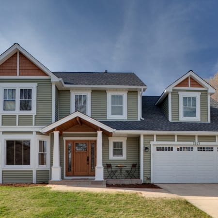 Soft Mint Green James Hardie Siding