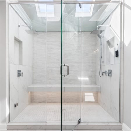 Glass Top Steam Shower