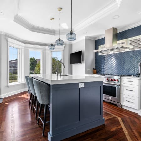 Side Angle of Kitchen Seating