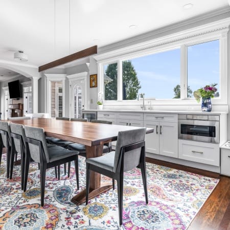Bay Window Dining Room Adjacent