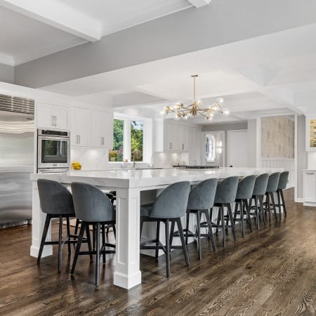 Glass Front Upper Cabinets