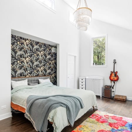 High Ceilings and Refreshed Hardwood