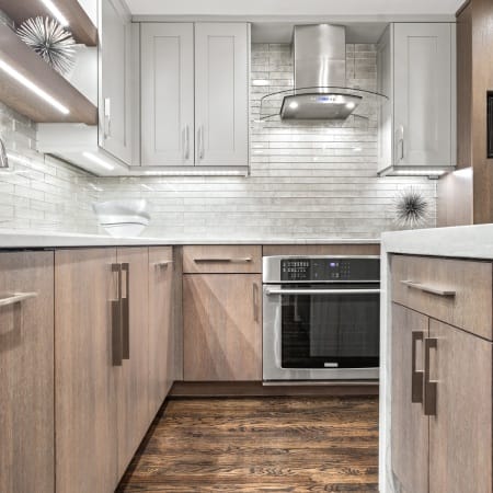 Neutral Tile Backsplash