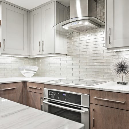 Convection Oven with Electric Cooktop