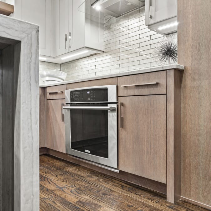 Low Profile Hood with Glass Accents