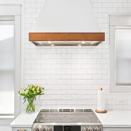 Wolf Oven with Custom Hood