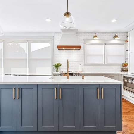 Blue Island with Quartz Countertops