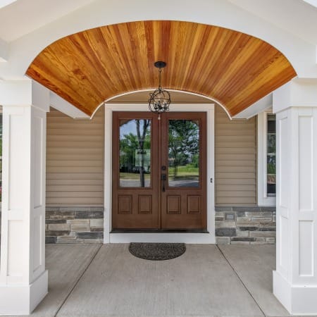 Stained T&G Cedar Ceiling