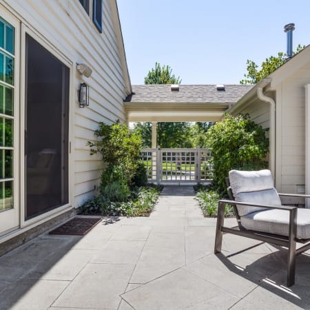 Patio in Sideyard