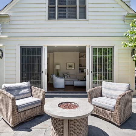Patio Access from Living Room Addition