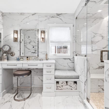 Floor to Ceiling Marble