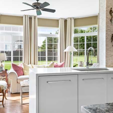 Open Concept Kitchen and Living Room