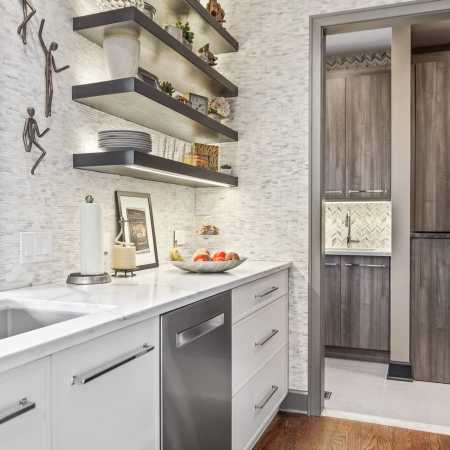 Floating Shelves with Custom Under Lighting