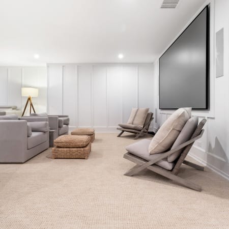 Basement for Entertaining