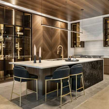 DOCA and Neolith brand display kitchen