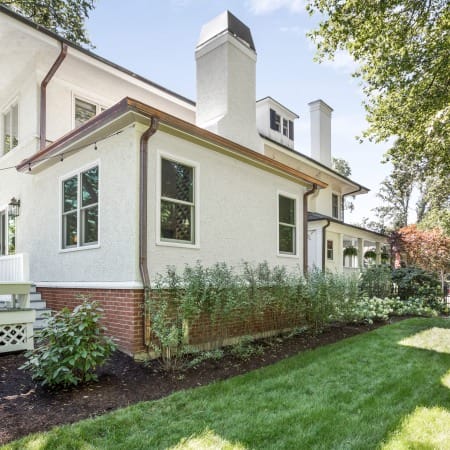 Brick Exterior with Stucco