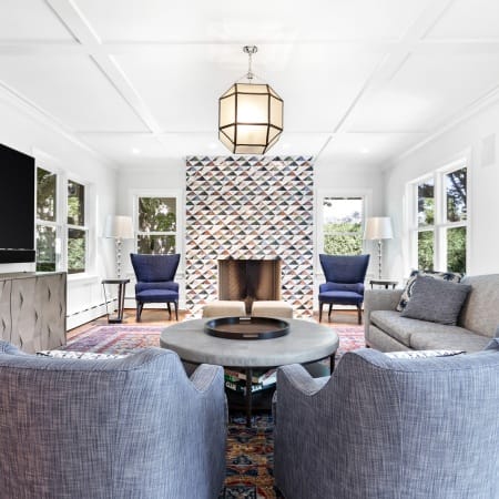 Custom Tile Fireplace